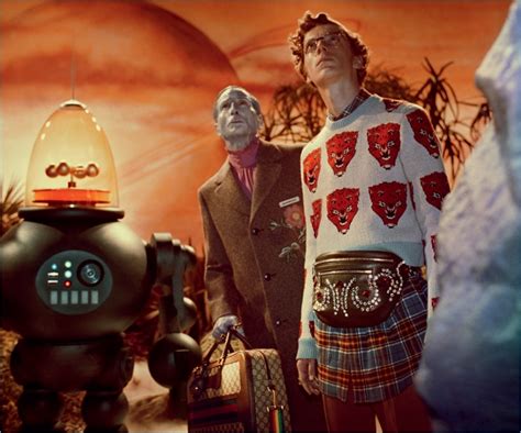 gucci fall 2017 vintage sci fi|Inspired by retro sci fi themes, the Fall Winter 2017 campaign..